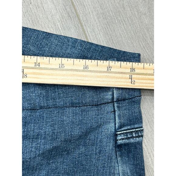 NYDJ Womens Blue Denim Mid Rise Sculpt-Her Pull-On Ankle Straight Jeans Size 1X - Picture 7 of 9